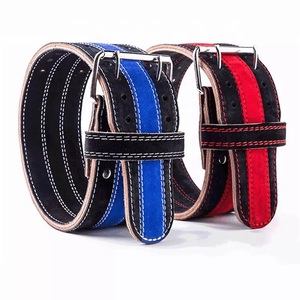 Ceinture de musculation unisexe GAF en cuir de vachette de haute qualité, robuste, antidérapante, avec sangles réglables - Prix - Product Image 2