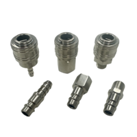 Raccords rapides pneumatiques Euro Profile DN 7.2 de style allemand, norme européenne NW 7.2, filetage femelle BSP, acier nickelé