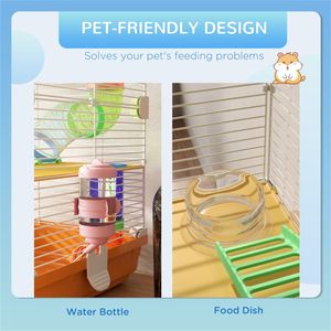 Cage pour animaux de compagnie en acier inoxydable de luxe, motif animal personnalisé pour les races petites, moyennes et grandes, pour l'élevage et l'abri en intérieur - Product Image 4