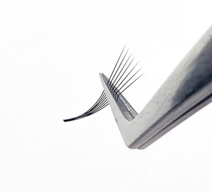 Vired Impex Professional Stainless Steel Fiber <b>Lash</b> Eyelash Tweezers <b>Cluster</b> <b>Lash</b> Tweezer High Quality Precision 10mm Smooth Tip - Product Image 4