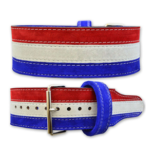 Cinturón de Powerlifting de Competición de 13 mm, Cinturón de Cuero de Una Sola Hebilla para Gimnasio, Equipo de Fitness Resistente para Hombres y Mujeres, Venta al por Mayor - Product Image 1