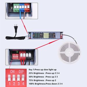Striscia LED COB 48V, 20m, Bianco Freddo, 8W/M, 480 LED/M, CRI 92, Flessibile e Tagliabile, Alimentazione 110V - Product Image 3