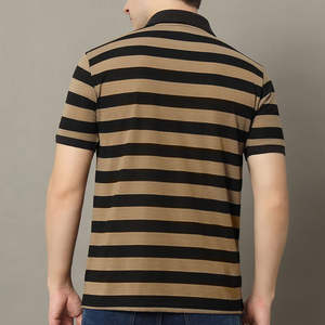 Camiseta Polo para Hombre, Diseño Elegante, Talla Ajustable, Fabricada en Fábrica, Ligera, Corte Ajustado, Transpirable, Ecológica, Marca Personalizada OEM - Product Image 2