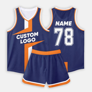 ชุดบาสเก็ตบอลยุโรปแบบกลับด้านได้ ระบายอากาศได้ดี น้ำหนัก 280 กรัม พร้อมลายปักแบบซับลิเมชั่น ไซส์ใหญ่พิเศษ - Product Image 1