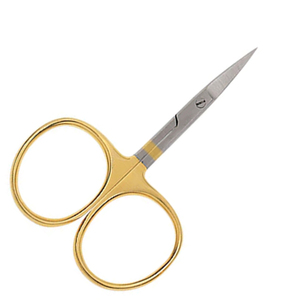Ciseaux professionnels pour la pêche à la mouche, 3,5 pouces, demi-or, en acier inoxydable, lame tranchante, ciseaux à poisson - Product Image 3