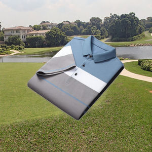 Camisa de Algodón de Manga Corta para Hombre, Primavera-Verano 2025, Alta Calidad, Diseño Vintage a Rayas Bordadas con Solapa, Tejido de Punto - Product Image 6