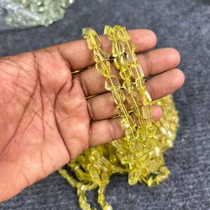 Faceted Yellow <b>Stone</b> <b>Beads</b> for Jewelry Making - Product Image 1