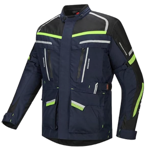 Blouson de moto unisexe avec protections CE, doublure thermique amovible, imperméable, ignifuge et séchage rapide pour le tourisme d'aventure - Product Image 5