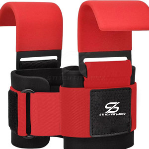 Crochets de musculation de haute qualité pour la musculation, avec support pour les poignets, pour l'entraînement quotidien. - Product Image 1