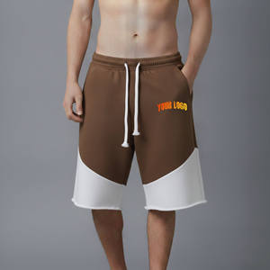 Shorts de sport pour hommes en toile solide, écologiques, de haute qualité, avec logo personnalisé, grande taille, pour la course et la gym, prix de gros - Product Image 3