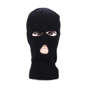 Cagoule de ski intégrale en polaire thermique respirante personnalisable avec logo hiver, double capuche pour homme - Product Image 3
