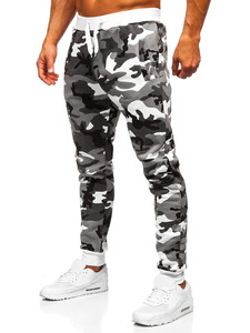 2026 Wholesale <b>Men's</b> <b>Camo</b> Printed Winter Hooded Breathable Printed Tracksuit Set Tech Fleece Solid Casual Training Wear - Product Image 6