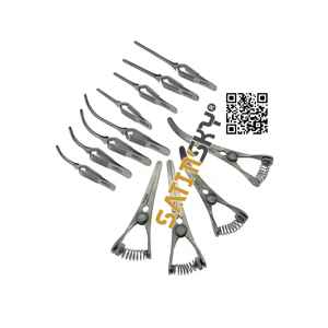 Coupeur de serrage vasculaire artériel, pince de verrouillage, pince d'hémostase, outil ophtalmique en acier inoxydable - Product Image 6