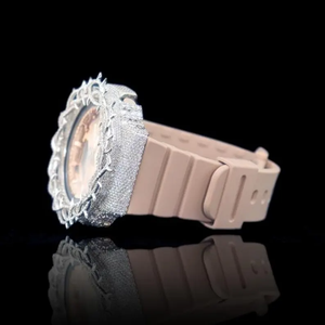 Starspire Jewels Premium VVS Moissanite Iced-out Luxury Silver Ribbon Customizable Unisex Watch 40mm Case - Product Image 6