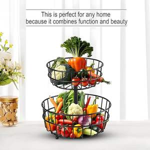 Cesta de Almacenamiento de Alambre Metálico Industrial Grande, Organizador Resistente para Almacenamiento en Garaje o Despensa - Product Image 4