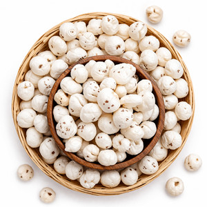 อินเตอร์เนชั่นแนล ซัพพลาย พรีเมียม 6 ซูตา พลัส ฟูล มักฮานา ไวท์ กอร์กอน นัท ฟ็อกซ์ นัทส์ เมล็ดบัวหลวงอบขนาดใหญ่ สำหรับการค้าขาย - Product Image 1