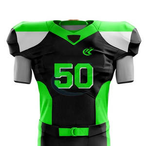 Uniforme de football américain sur mesure en polyester respirant à séchage rapide, vêtements de sport avec couleur personnalisée - Product Image 3