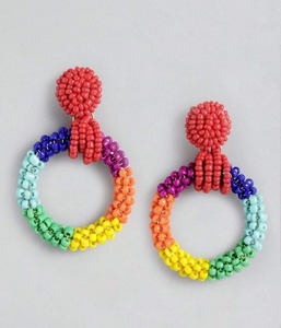 Excellent Quality Handmade Seed Bead Drop <b>Earrings</b> for Women Trendy Lightweight Statement Jewelry Daily Available Gift - Product Image 6