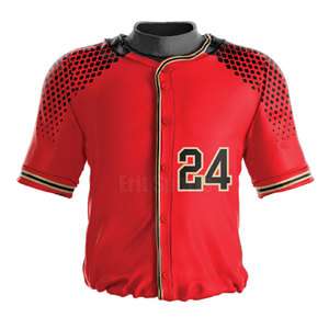 Uniforme de Béisbol Personalizado de Alto Rendimiento para Hombre en Tela Transpirable 100% Poliéster con Nombre, Número y Logotipo del Equipo - Product Image 4