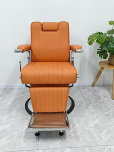 Silla de Barbero de Grado Comercial, Resistente, Hidráulica, 360° °   Muebles de Salón Giratorios de Cuero Premium Personalizables - Product Image 2