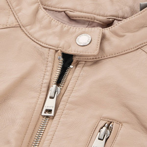 Créez votre propre veste en cuir pour femme pour l'hiver avec fermeture éclair, motif uni, tissu tissé - Haute qualité, meilleur prix - Product Image 6