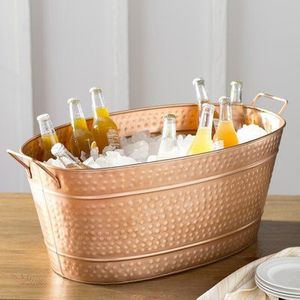 Seau à glace de luxe en acier inoxydable en forme de bateau pour le vin, idéal pour rafraîchir et décorer les fêtes - Product Image 1