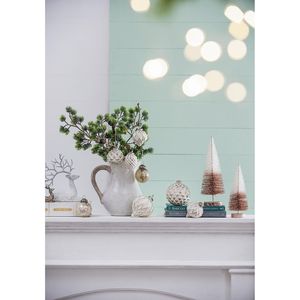 Set di Palline di Natale in Vetro D4x4.2'' Decorative da Appendere per Albero e Feste, Ornamenti per Albero di Natale - Product Image 5