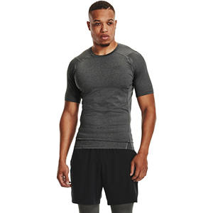 T-shirt de sport pour homme, coupe ajustée, manches courtes, col rond, respirant, à séchage rapide, en spandex/polyester 160 g/m², respectueux de l'environnement - Product Image 2