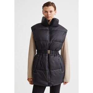 Chaleco Acolchado sin Mangas para Mujer, Estilo Nuevo, Chaqueta Ligera y Cálida de Invierno con Capucha, Chalecos Acolchados - Product Image 1