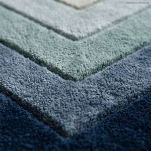 Tapis géométrique moderne à rayures, rectangulaire, en laine, fait main, tufté, avec envers antidérapant en latex, poils moyens de 12 mm, pour chambre à coucher - Product Image 6