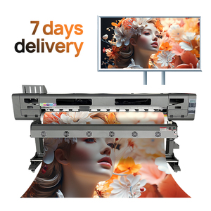 Impresora de Tarjetas Automática de Alta Velocidad para <span class=keywords><strong>Impresión</strong></span> de Pancartas y <span class=keywords><strong>Fotos</strong></span>, Compatible con Tinta Eco Solvente para Plotter XP600 DX5 DX7 - Product Image 1