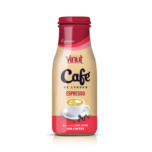 เครื่องดื่มลาเต้กาแฟ บรรจุขวดแก้ว 280 มล. พรีเมียม พร้อมดื่ม ยี่ห้อ VINUT สำหรับผู้ค้าส่ง ผู้นำเข้า และธุรกิจโฮเรก้า - Product Image 4