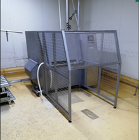 Machine de nettoyage automatique de bacs 200L avec nettoyeur à chariot et buse rotative à 360° pour l'industrie agroalimentaire