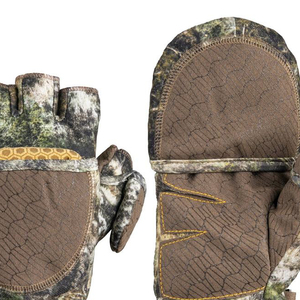Waterproof Camo Hunting <b>Gloves</b> Convertible Fingerless Mittens Tactical Fleece Thermal Shooting Winter Outdoor Archery <b>Gloves</b> - Product Image 6