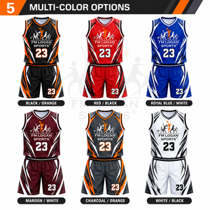 Conjunto de Uniforme de Baloncesto Sublimado Personalizado para Hombre, Camiseta sin Mangas y Pantalones Cortos, Ropa Deportiva de Equipo Personalizada al por Mayor - Product Image 5