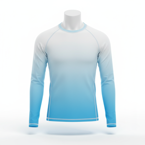 เสื้อรัดรูปแขนยาวสำหรับเด็กและเยาวชน ยูนิเซ็กซ์ สำหรับฝึกซ้อม BJJ MMA ยิวยิตสู กราปลิง แห้งเร็ว ชุดกีฬา - Product Image 1