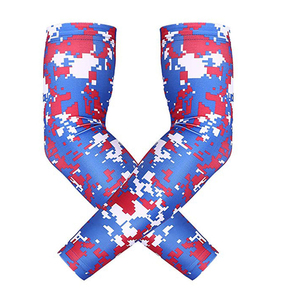 Manchons de bras de baseball personnalisés avec logo, protection UV de haute qualité, pour hommes et femmes, en Spandex et Nylon, manchons de bras professionnels - Product Image 2