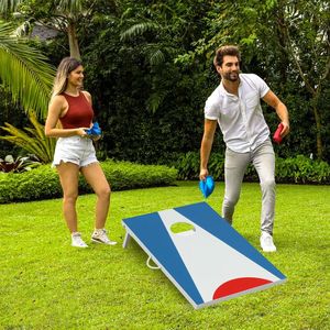 1 tavola da cornhole portatile con gambe pieghevoli e maniglia laterale - Product Image 1