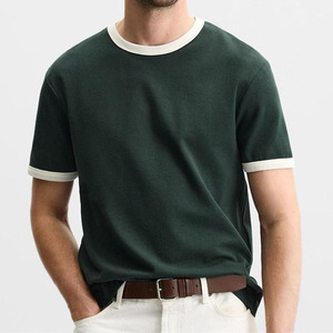 T-shirt en coton pour homme avec impression graphique personnalisée, doux, respirant, style streetwear, fournisseur OEM ODM, t-shirt en coton tendance pour homme sur mesure - Product Image 6