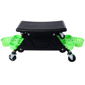 Sedile Mobile con Ruote per Meccanici, con Vassoio Portautensili Rimovibile, Ideale per Officine e Riparazioni Auto - Product Image 3
