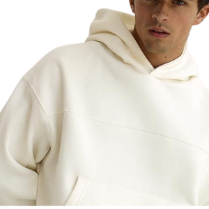 Sudadera con Capucha Extra Grande Personalizada para Hombre, Sudadera con Capucha de Forro Polar Grueso, Corte Holgado, Lisa, OEM, ODM - Product Image 3