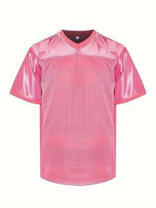 Maillot de football vierge en maille pour entraînement, style Hip Hop, pour le football américain, vêtement d'équipe pour adulte, tenue de sport ample - Product Image 6
