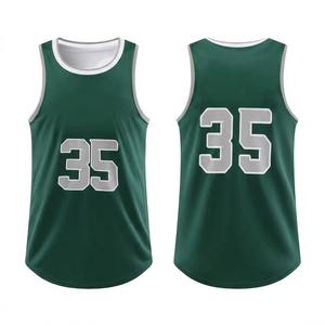 Custom Crew Neck 3D-Printed Basketball Jersey Sleeveless Good Quality Basketball Jersey Wholesale - Product Image 4