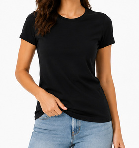 Camiseta Corta de Alta Calidad para Mujer, Estilo Vintage, Cuello Redondo, Manga Corta, Ajustada, 100% Algodón Tejido, Transpirable y Ecológica - Product Image 6
