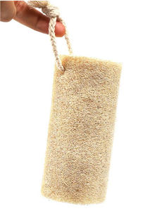 Éponge de bain en loofah naturelle plate en gros, exfoliant corporel, forme personnalisée, coussin de douche écologique, OEM - Product Image 1