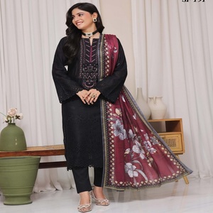 Ropa de fiesta especial de estilo pakistaní de alta calidad Salwar Kameez con trabajo bordado pesado Pakistán y trajes indios Sharara - Product Image 2