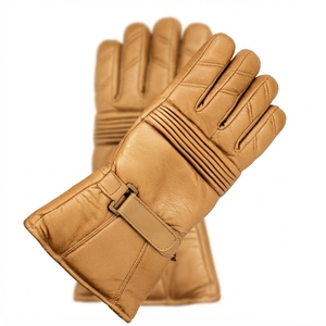 Gants de ski en cuir pour hommes, coupe-vent, imperméables, chauds, pour le cyclisme, les sports de plein air, la conduite, vente en gros OEM - Product Image 3