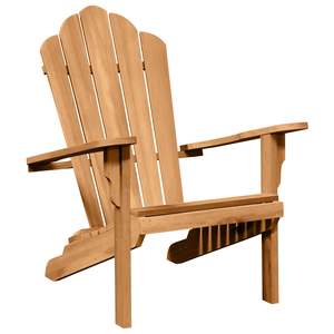 Ensemble de 2 chaises Adirondack en teck massif, marron, 78 x 77 x 95 cm - Product Image 4