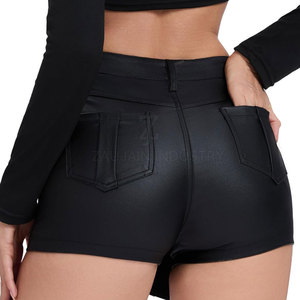 Jupe cargo en cuir de qualité supérieure pour femmes, style taille haute, design multi-poches, fabrication sur mesure, fourniture directe d'usine - Product Image 4