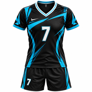 Wholesale Volleyball Uniform Manufacturer Custom Teamwear Jersey Shorts Set Athletic Performance Sports Apparel <b>for</b> <b>Clubs</b> - Product Image 5